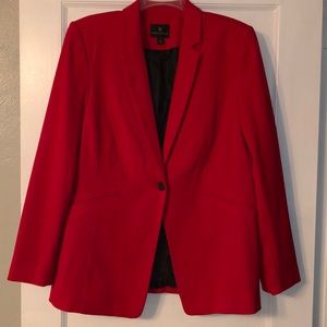Woman’s Worthington blazer (Red, Size L)